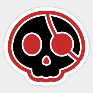 Pirate Skull Funny Sticker